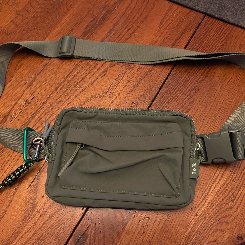 Iris and Rainbow - Olive crossbody